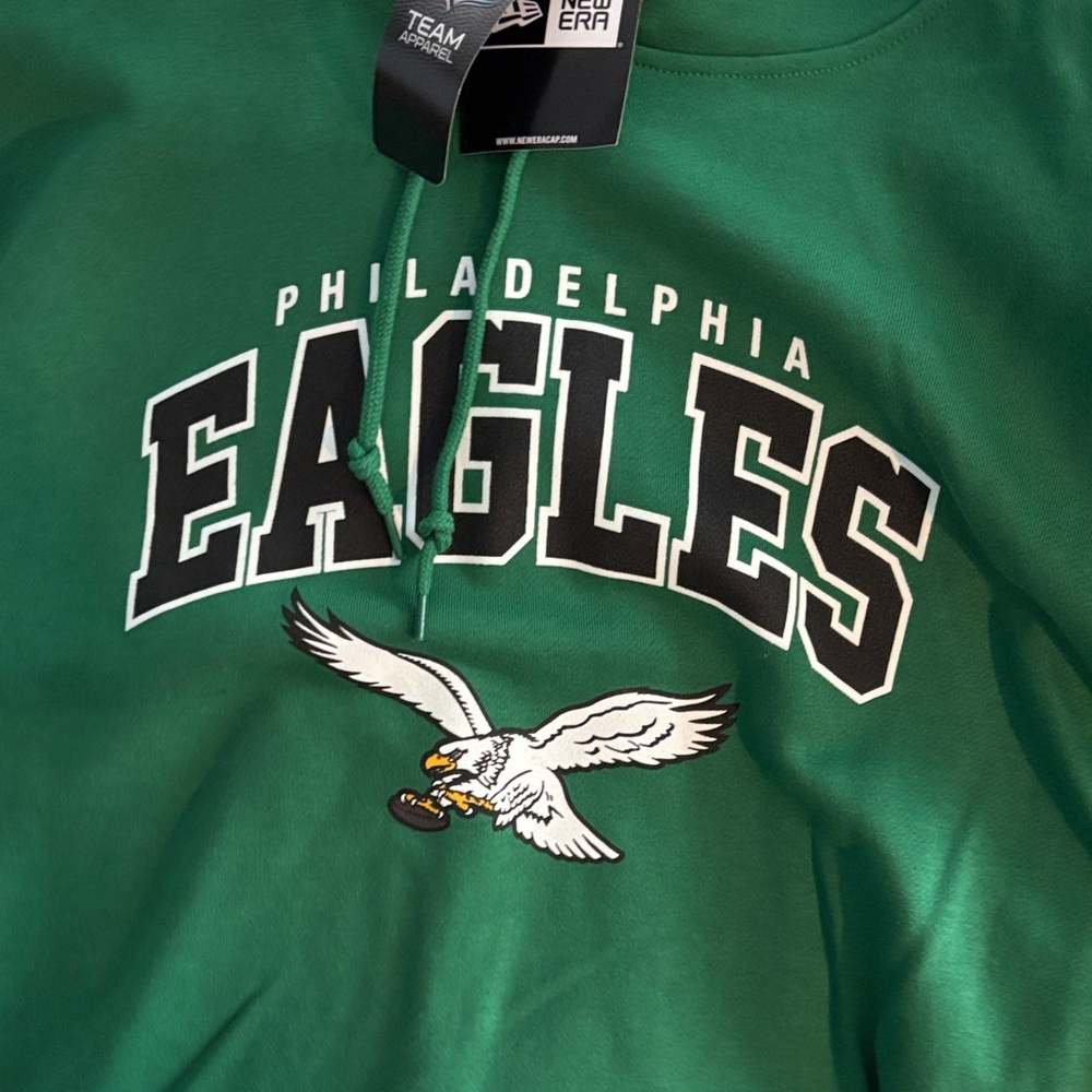 New Era Philadelphia Eagles Green Sweatshirt xl nwt